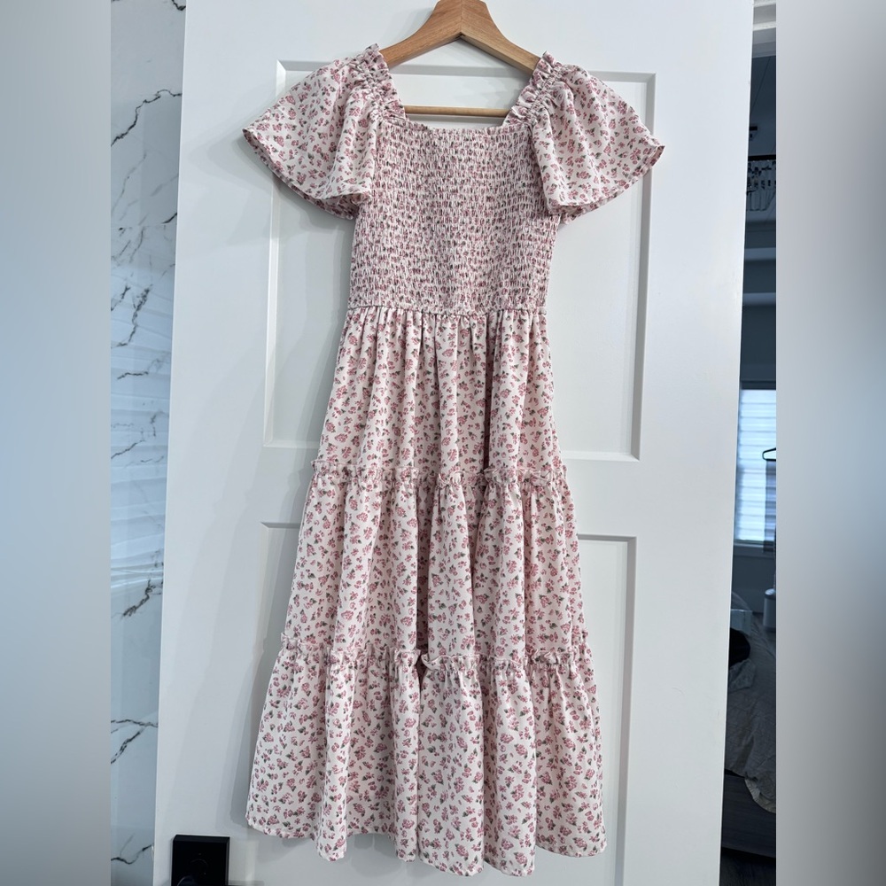 Ivy City Co girls Floral Pink Dress